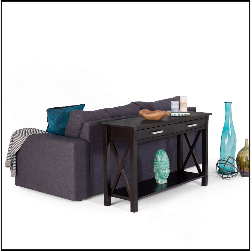 Kitchener - Console Sofa Table - Hickory Brown