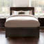 Lit plateforme en bois massif avec pied de lit et gigogne Floranne-133140287-133140288