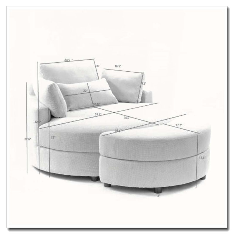 Fauteuil club rembourré avec repose-pieds, Noir