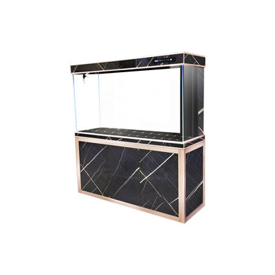 Réservoir d'aquarium moderne en verre 105-126 gallons + bois manufacturé Eco