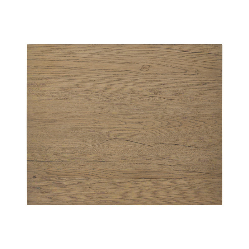 Isaac End Table, Rubbed Light Oak