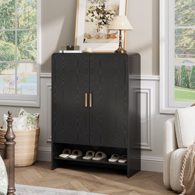 Armoire de rangement pour chaussures 24 paires avec tablettes réglables