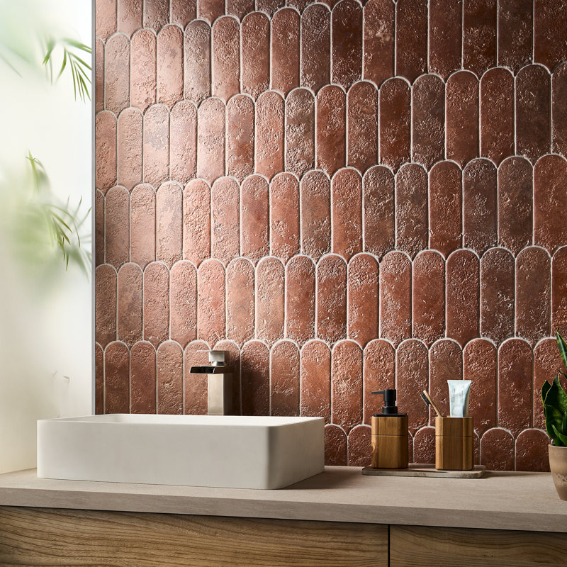 Corali 2.83 In. X 7.68 In. Textured Matte Ceramic Wall Tile (5.16 Sq. Ft. / Case)