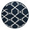 Machine Washable Trellis Gray Area Rug