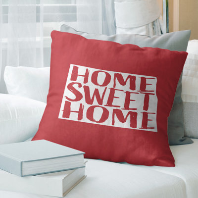 Coussin intérieur / extérieur Home Sweet