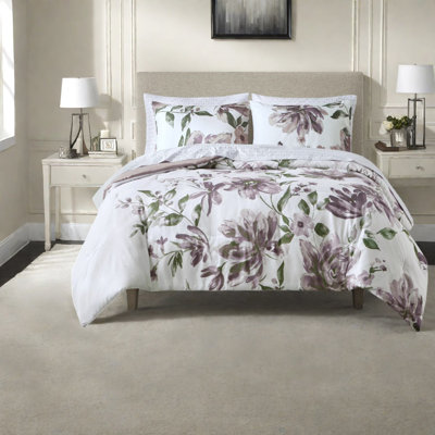 Ensembles de literie très doux en polyester, confort floral moderne pour la maison