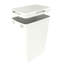 Couvercle bidirectionnel en polymère blanc pour Rev-A-Shelf® 32 pte Contenants à déchets-105686263