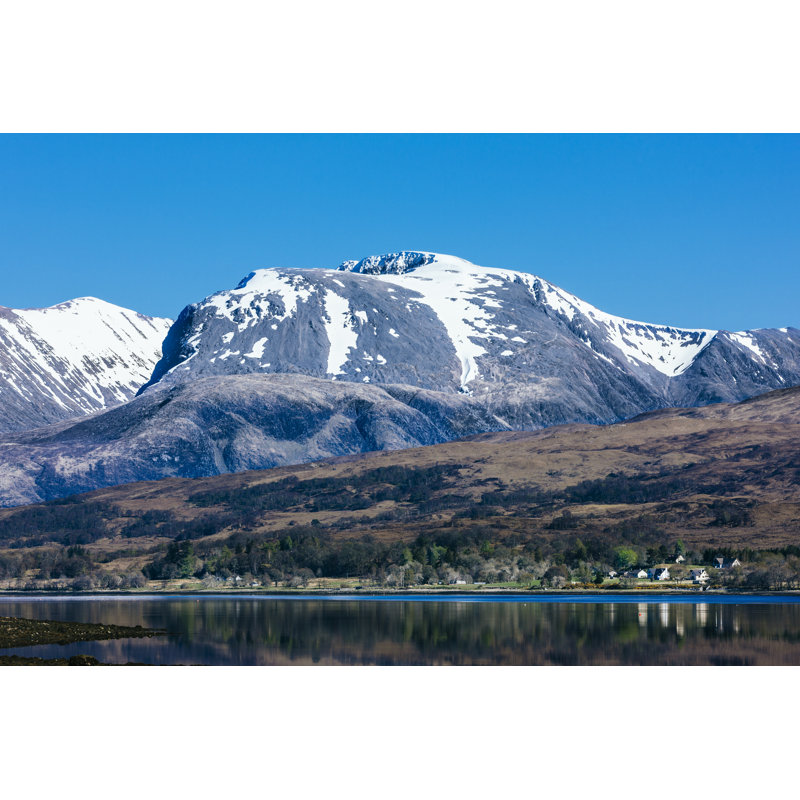 Ben Nevis with Snow by Lucentius, 12" H x 18" W