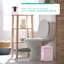 Ensemble de 2 poubelles minces 1,3 gallon en acier inoxydable avec pédale et couvercle à fermeture lente Home Zone Living