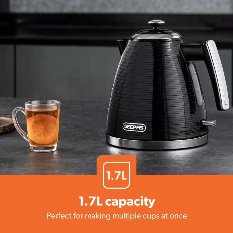 Geepas 1.7L Plastic Electric Tea Kettle