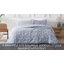 Ensemble de literie réversible Southshore Fine Linens Perfect Paisley, coloris bleu cachemire, en microfibre doublement brossée, fermeture éclair et attaches aux coins, 2 taies d'oreiller, taille grand lit/queen-1225409871-1225409869