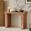 Console, table de hall d'entrée en bois de manguier de ferme, table de canapé épaissie de 45 pouces, console minimaliste étroite pour salon de couloir d'entrée, miel-1824264006