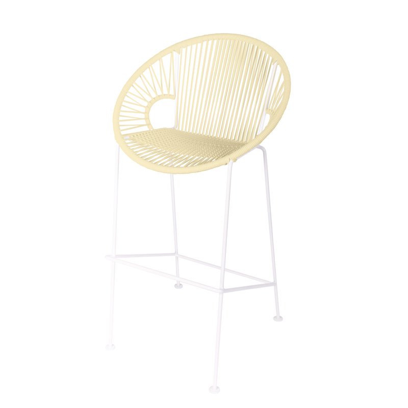 Tabouret 31 ", Ivoire, Blanc