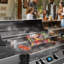 Panier à rôtisserie plat TURBRO, acier inoxydable 304, accessoire de barbecue universel, s'adapte à la plupart des tiges à broche