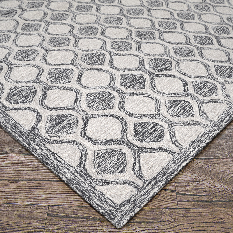 Tapis gris Silverthorne, Rectangle 5 pi x 8 pi