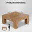 Table basse 39,37 po Farmhouse Square-864919819