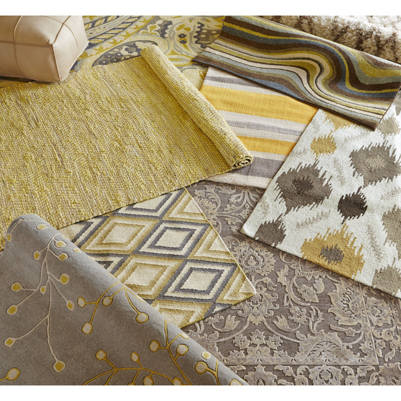 Floral Indoor Rug, Rectangle 5'2" x 7'6"