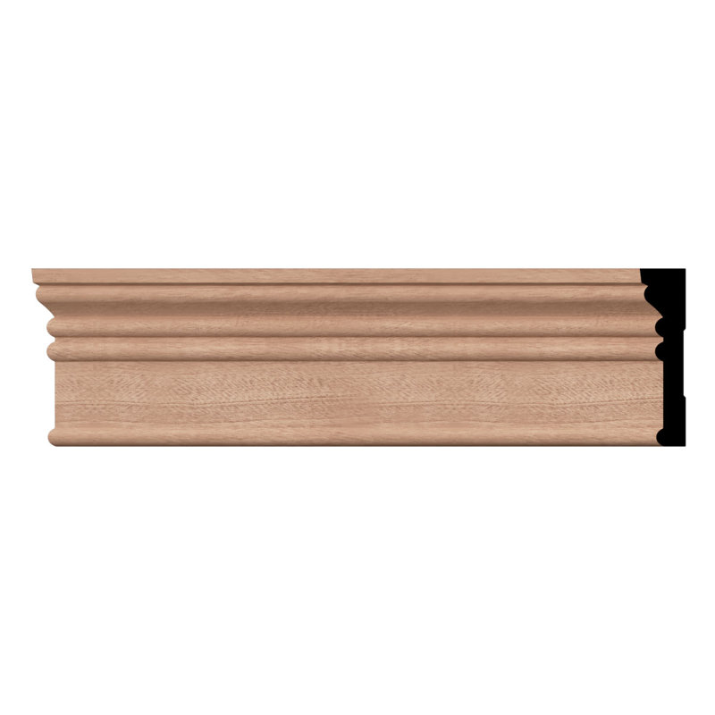 Moulure en bois massif de qualité américaine Americraft, Sapele