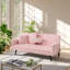 Canapé en velours côtelé l 72,04 po x P 38,58 po x H 31,1 po Amesbury-129206695