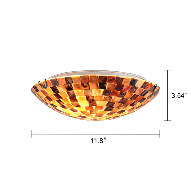 Elgielyn Glass Flush Mount