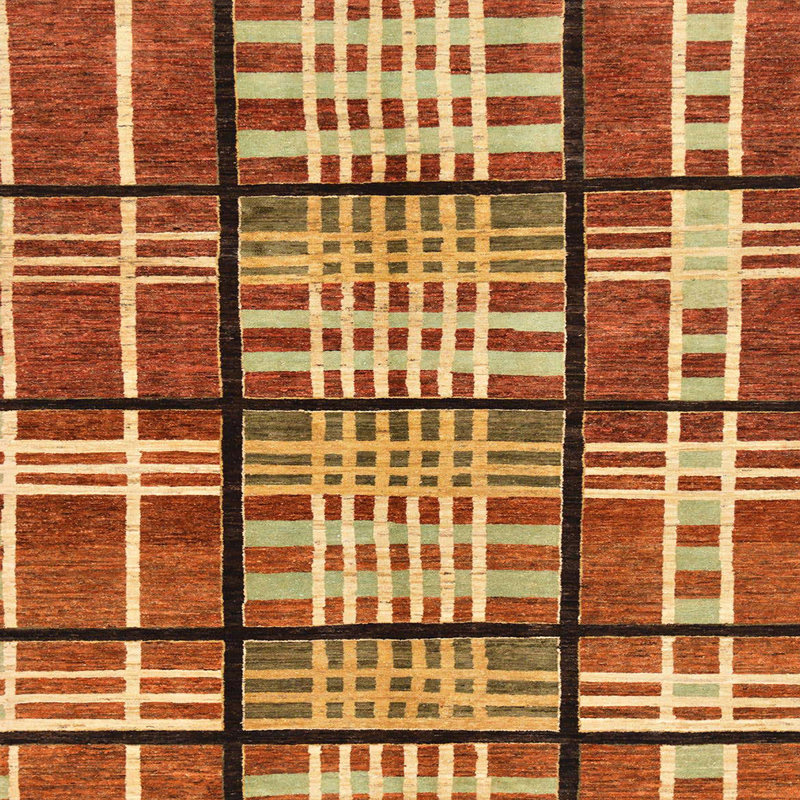 Abstract Indoor Rug, Square 4'