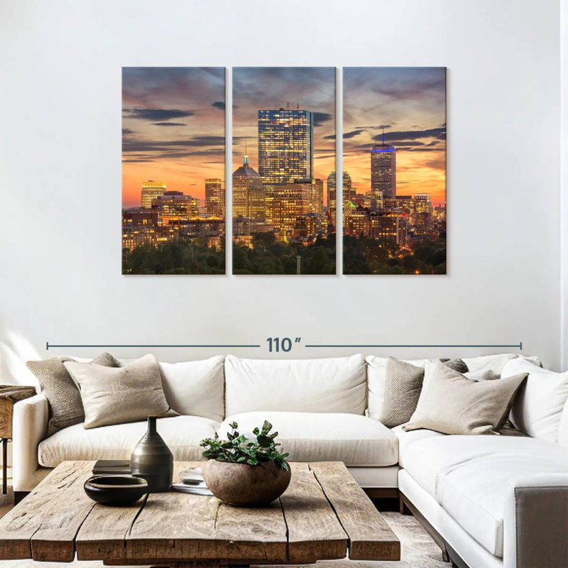 Sireci Boston Nightfall, 48" H x 74" W