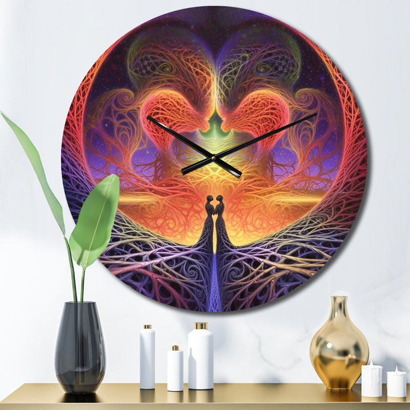 Horloge murale romantique Eernal Union, Petit