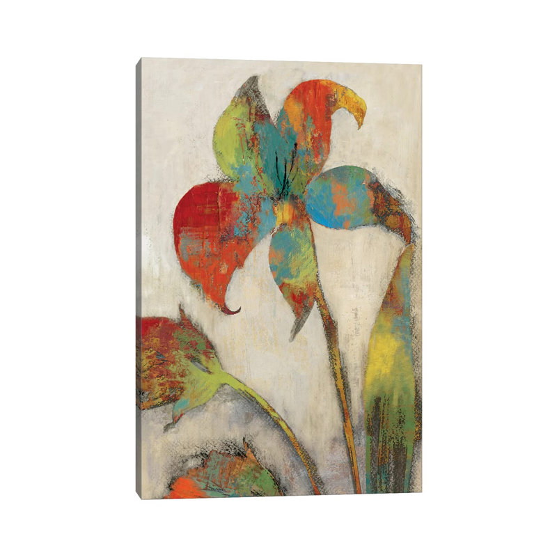 Tigerlilies II 1 Piece Wrapped Canvas Painting
