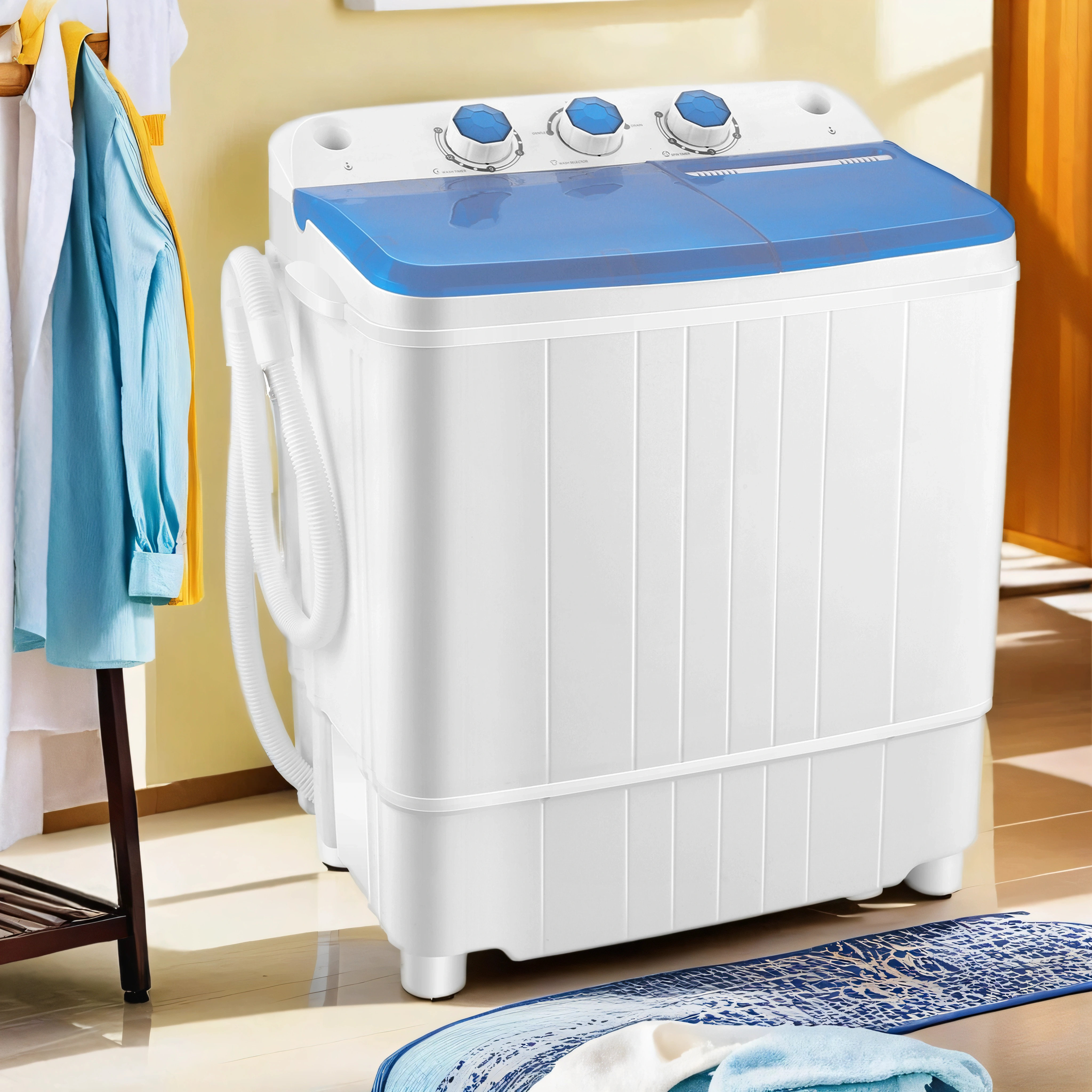 Dalxo 2.33 cu.ft Capacity High Efficiency Portable Washer & Dryer Combo