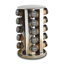 Kamenstein 20-Jar Revolving Stainless Steel Countertop Spice Rack