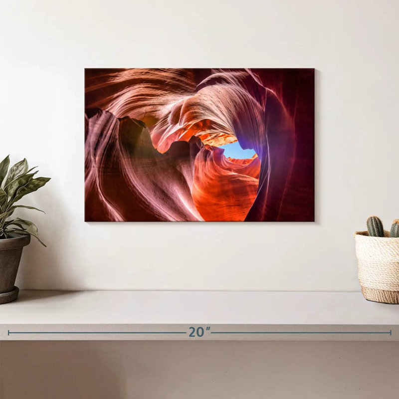 Alvord tourbillon supérieur Antelope Canyon, H 8 po x l 12 po