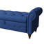 Banc de lit en tissu bleu marine-131203658