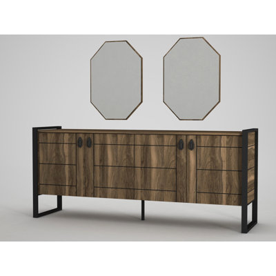 Buffet de 70,9 po de largeur Aganlane