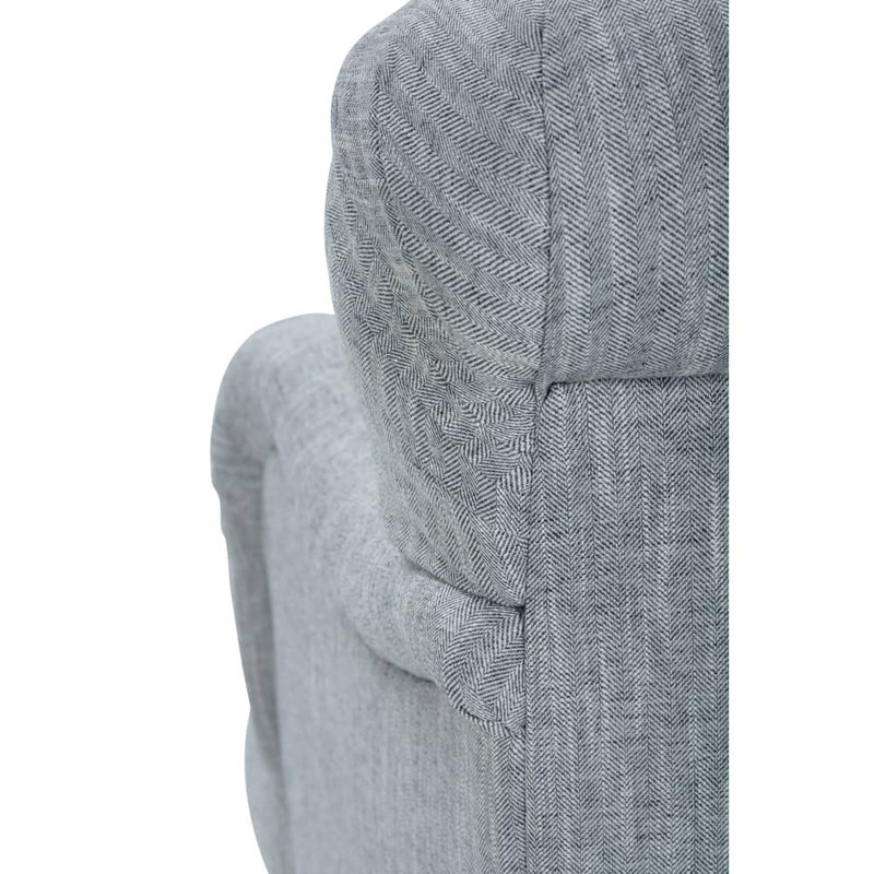 Brampton Armchair, Gray Performance Twill (SW100-56), Ivory