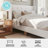 Martha Stewart Carmy Platform Bed With Tufted Wingback Headboard-124405098