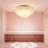 5-light Dimmable Shell Flush Mount