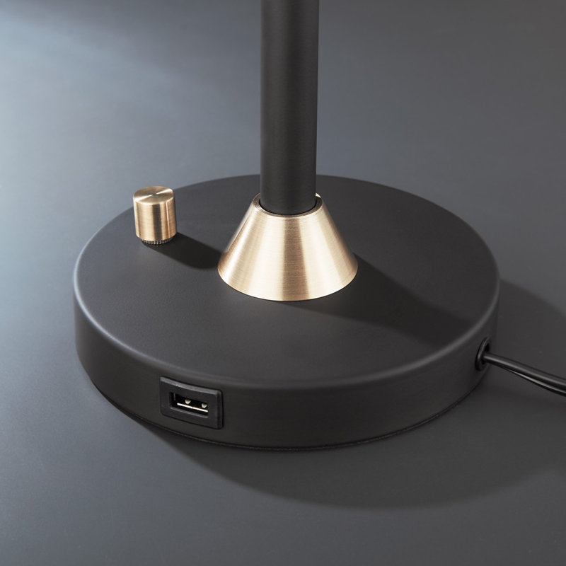 Lievin Metal USB Torchiere Lamp