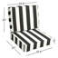 Lively Striped Outdoor Lounge Chair