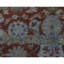 Wool Oriental Area Rug in Rust/Green/Gray