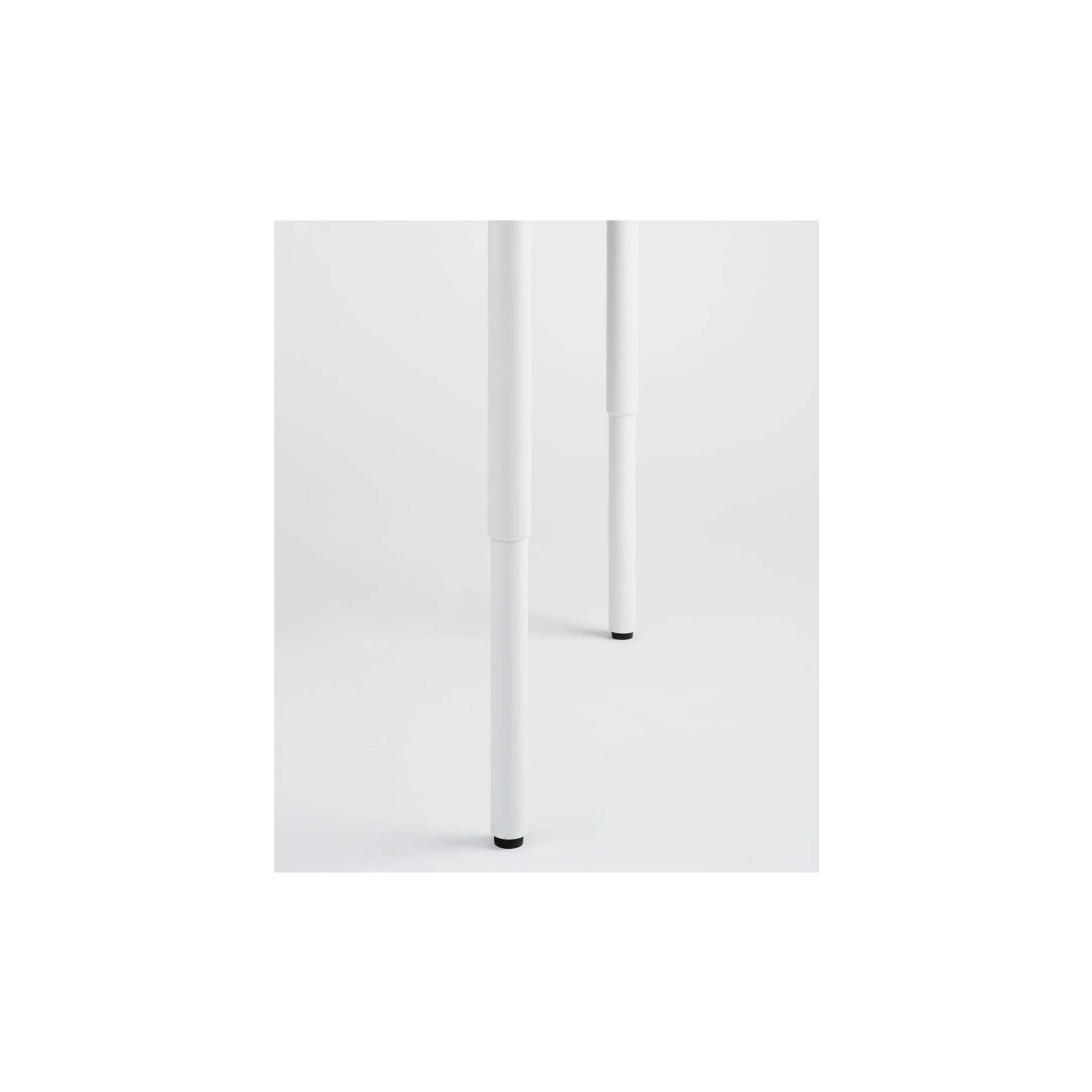 Four Leg Standing Desk, 44.6" H x 59" W x 27" D, Carbon, White