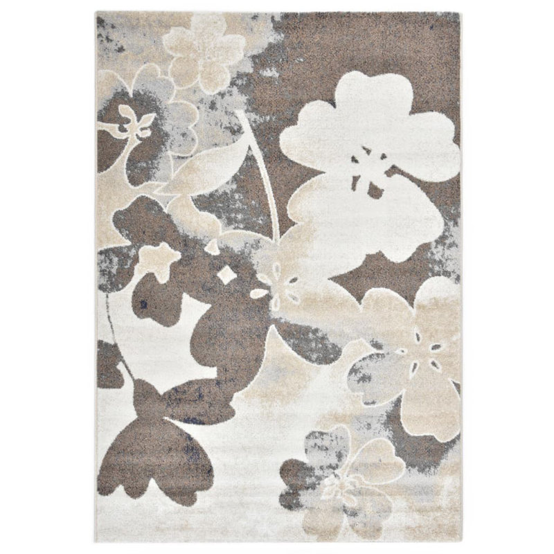 Pang Floral Shag Area Rug, Rectangle 120 x 170cm