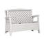Causeuse en résine avec rangement pour sièges d'extérieur l 47 po x P 29,5 po Suncast, fabriquée aux États-Unis-98497245