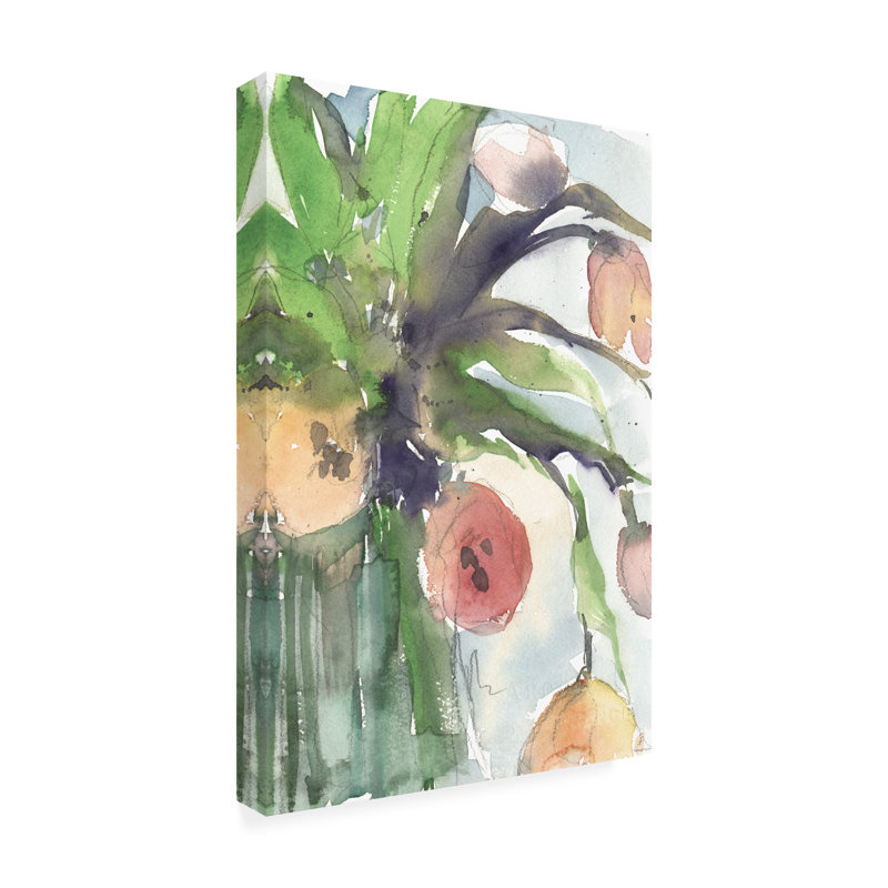 «The Decorative d’objet I» par Samuel Dixon - peinture sur toile tendue, H 24 po x l 16 po x P 2 po