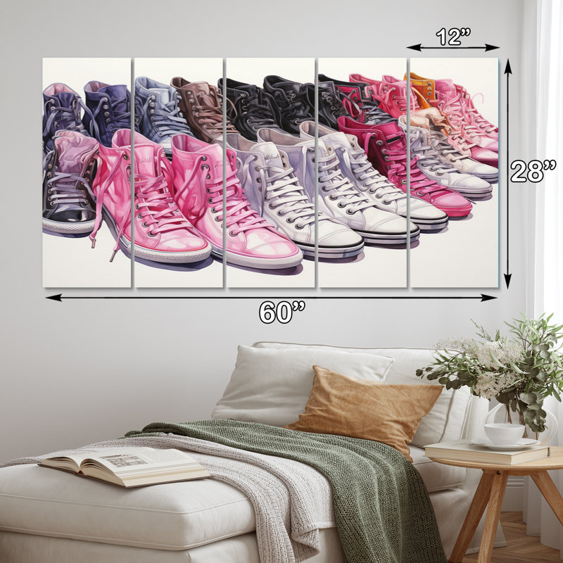 Chaussures de mode Fashion Obsession IV - ensemble de décoration murale Fashion