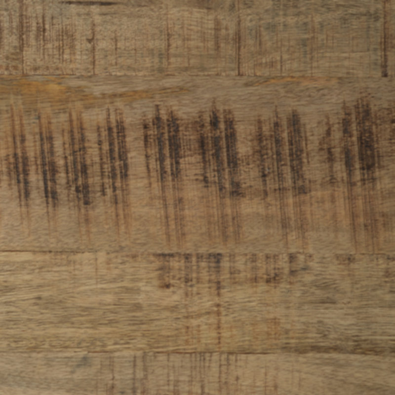 Table de bout en bois massif Edu, Brun