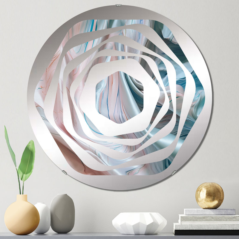 Noblessa - Miroir décoratif Amorphe, 23,6 po x 23,6 po