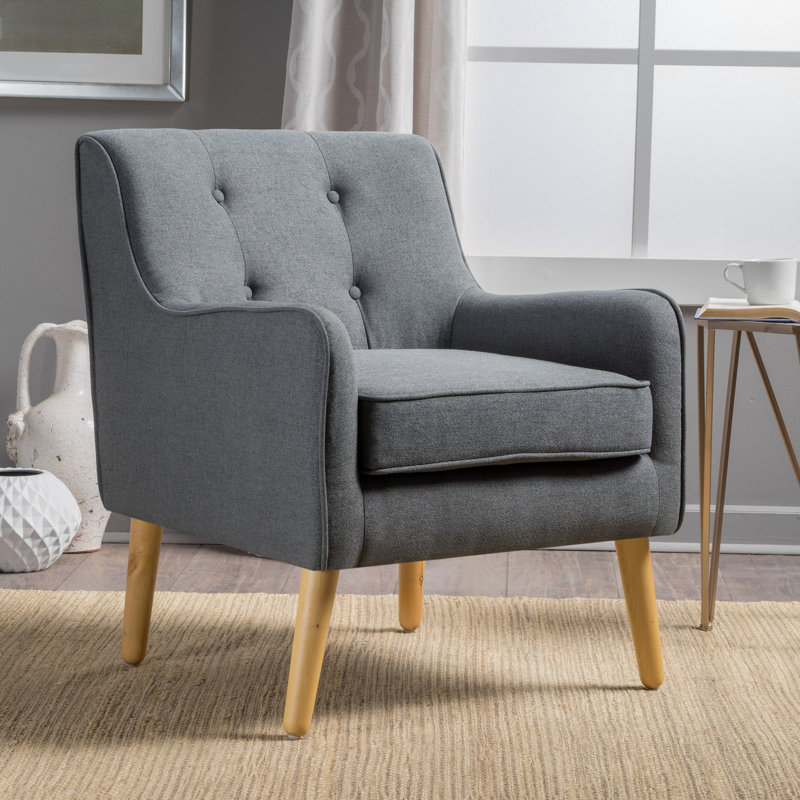 Chaise avec accoudoirs, Charcoal