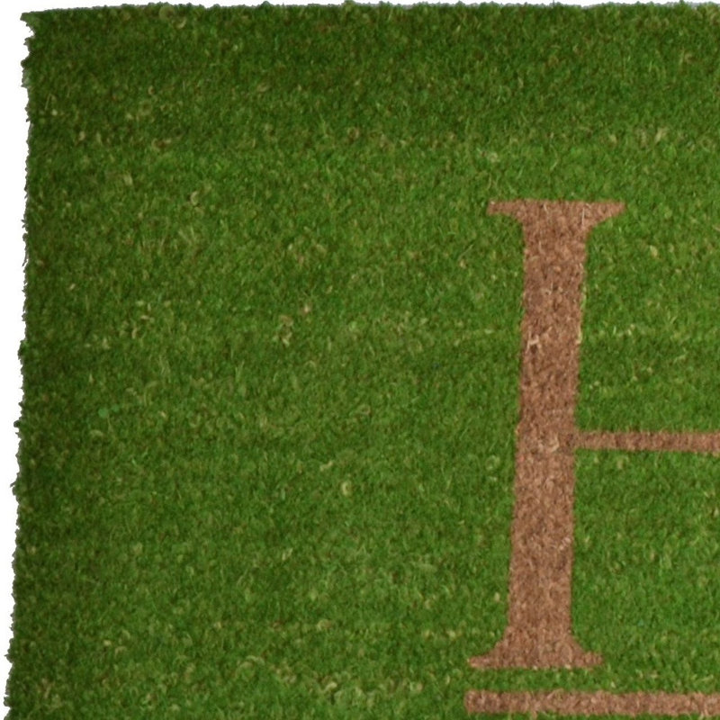 Tapis d'entrée 18 po x 48 po Green Coir Home