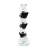 Crystal Candlestick Diagonal Block Design with Black-406838861
