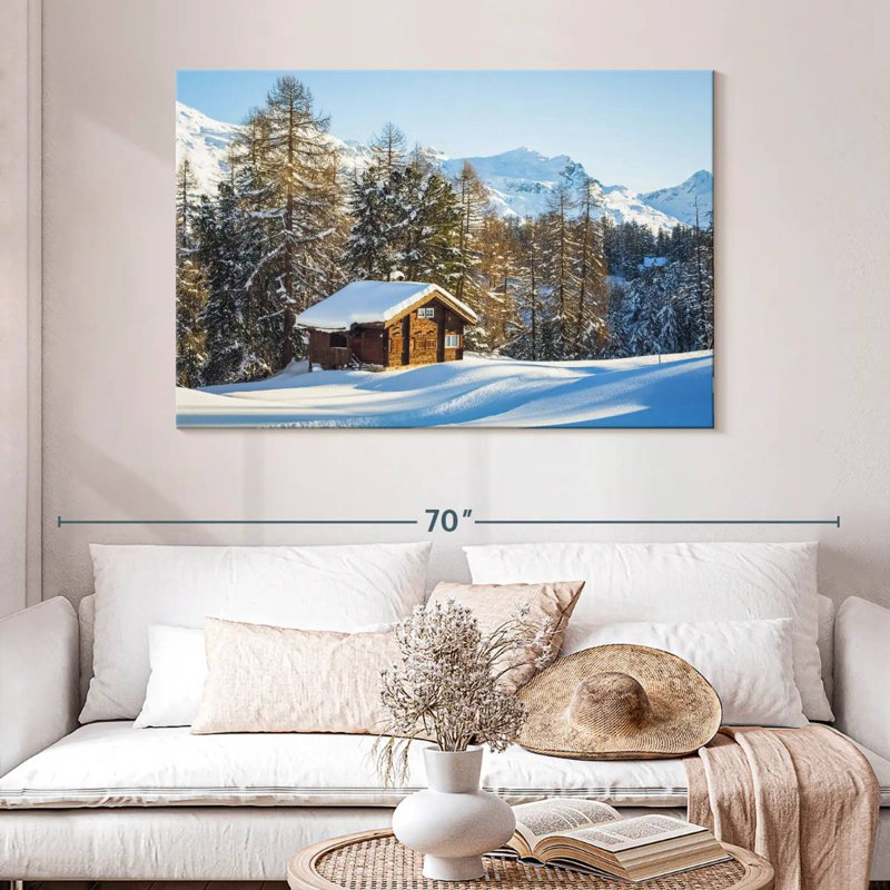 Lilie Winter Cabin Retreat, H 32 po x l 48 po
